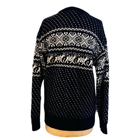 Vintage 70’ 80’ Authentic Sweater 100% Wool Made in British Hong Kong Size L - Picture 9 of 11